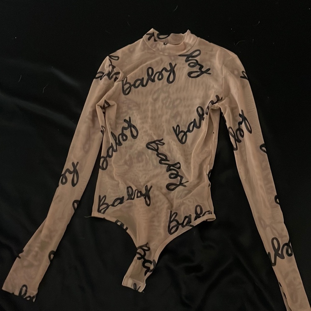 brand:hottie / material: mesh / size: small, / thong, worn once mint condition